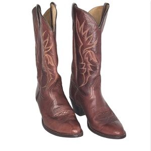 Vintage Imperial Cognac Western Cowboy
Boots MENS SIZE 9.5 women’s 11.5